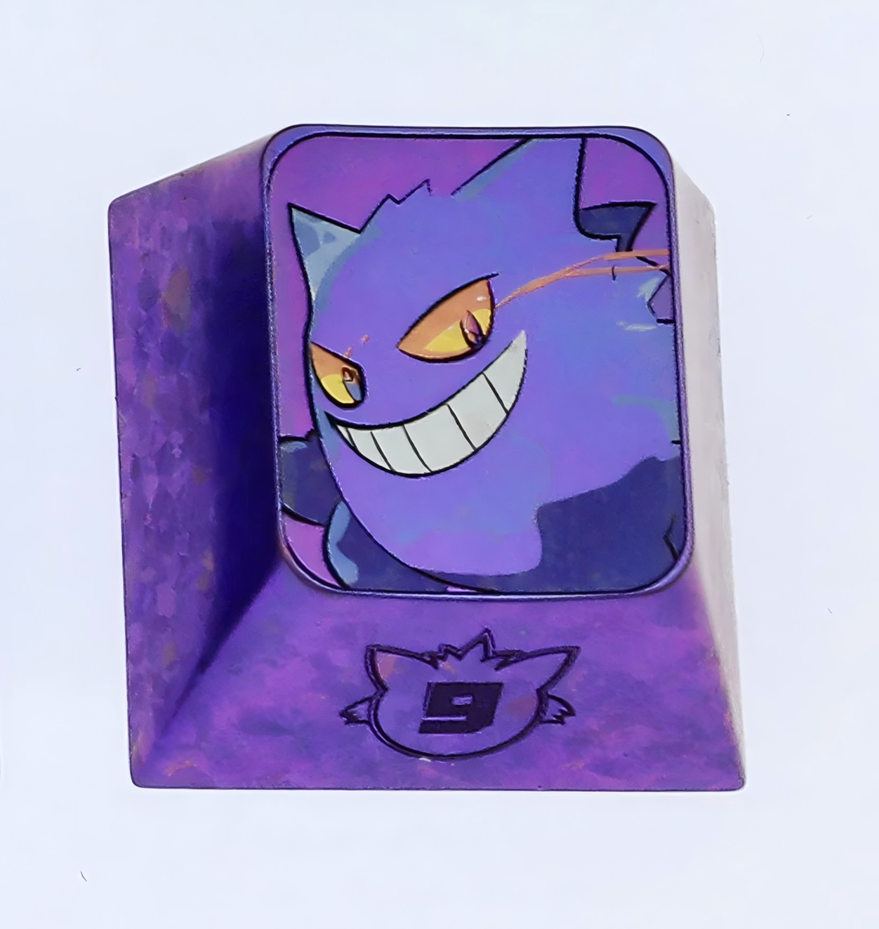 Pok é mon Titanium Alloy Carving Keycaps 1U Personalized Keycaps, Metal Decorative Keycaps, Anime Metal Art Keycaps