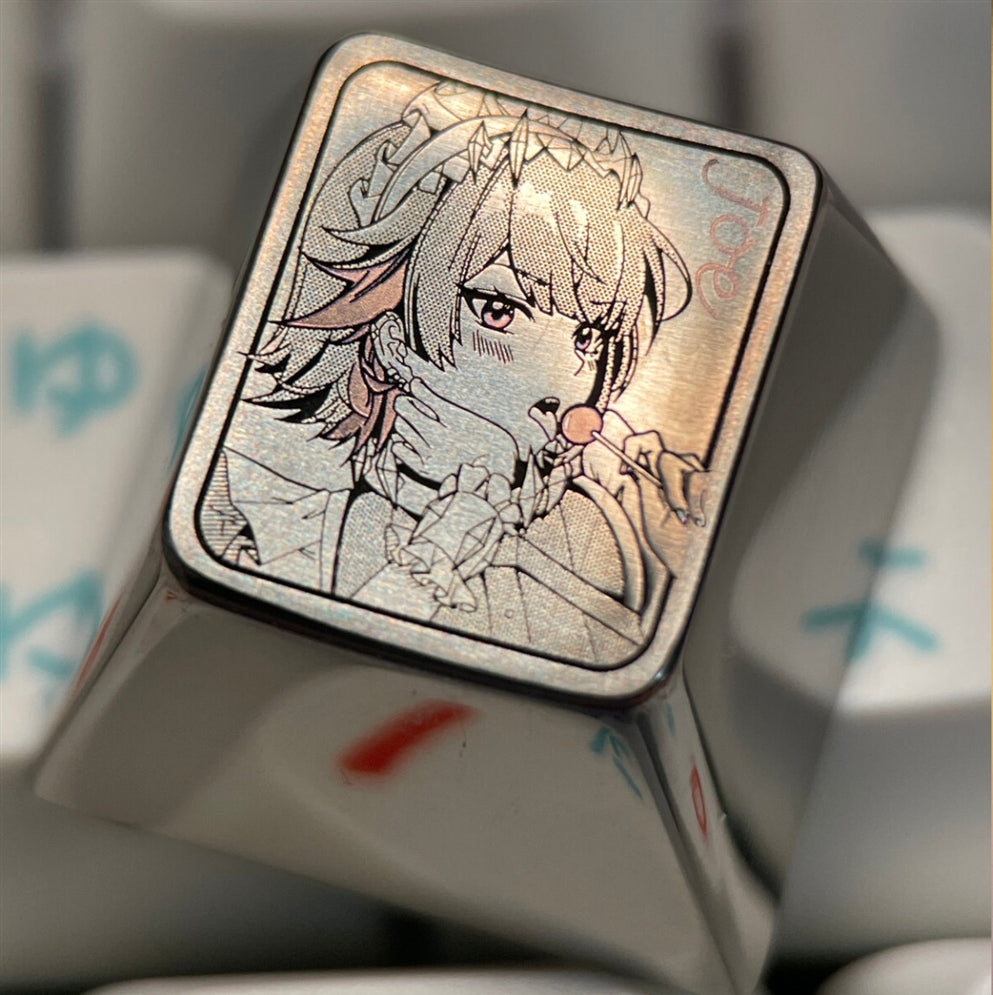 Zenless Zone Zero, Ellen Joe, 1U titanium alloy precision carved keycap
