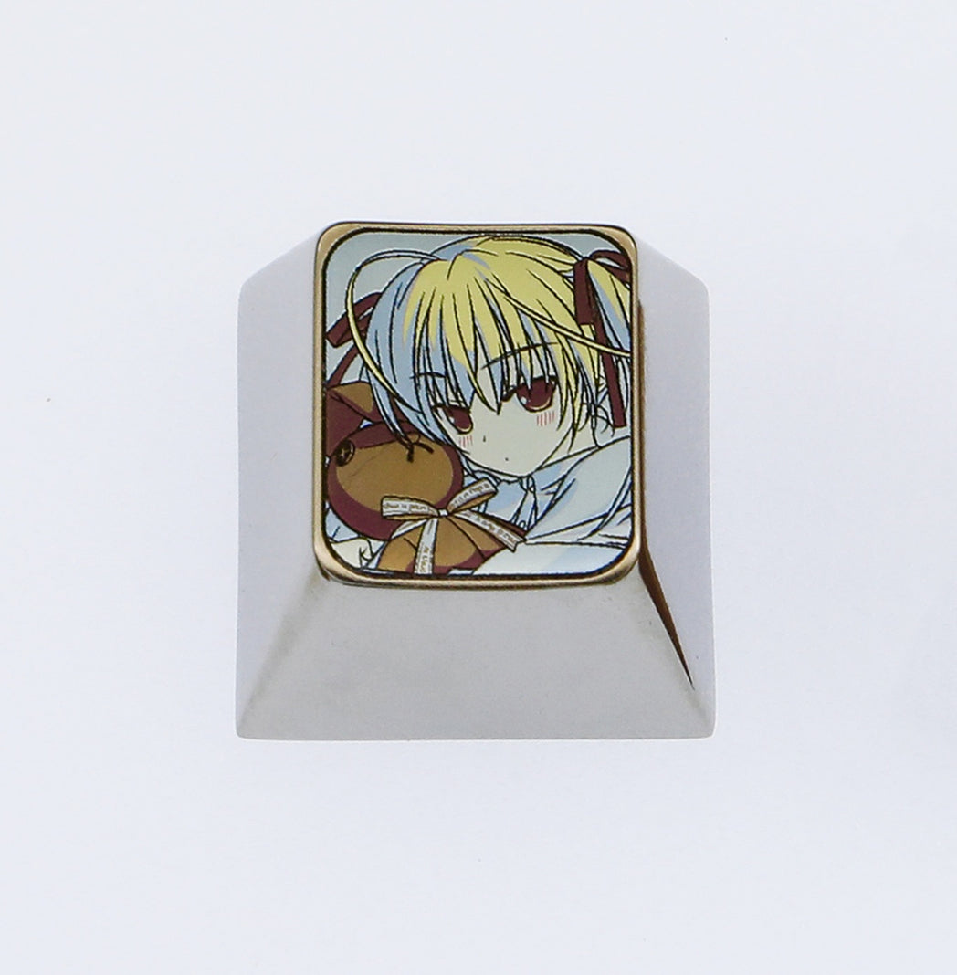 Yosuga no Sora, Kasuga no Sora, 1U titanium alloy carved keycaps, personalized keycaps, keyboard decorative keycaps