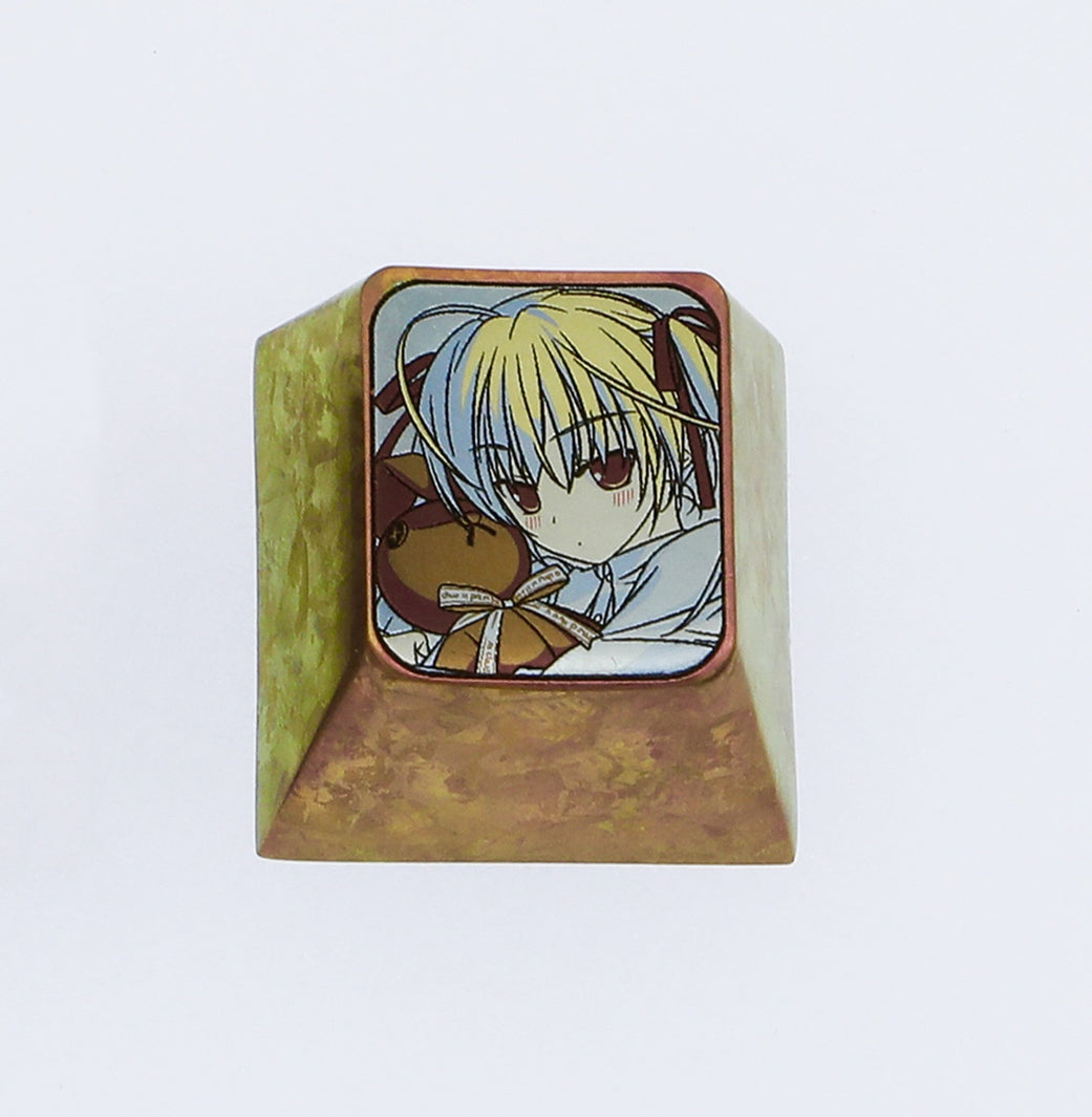 Yosuga no Sora, Kasuga no Sora, 1U titanium alloy carved keycaps, personalized keycaps, keyboard decorative keycaps