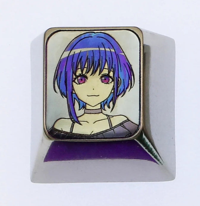 Ave Mujica 5 people, 1U titanium alloy carved keycaps, metal personalized keycaps, keyboard decorative art keycaps