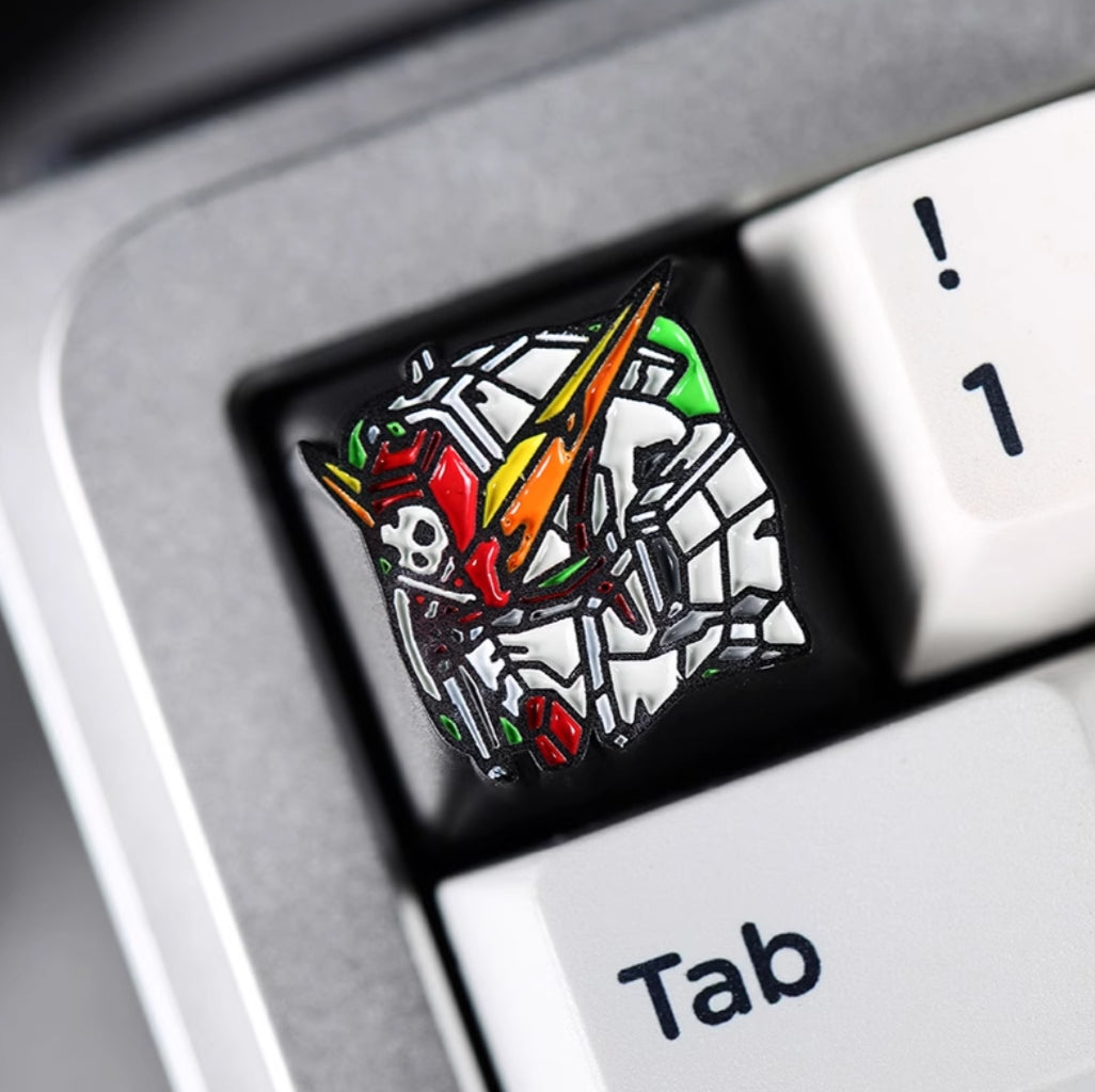 GUNDAM Personalized Keycap Mechanical Keyboard Cap Zinc Alloy Personalized Decorative Keycap