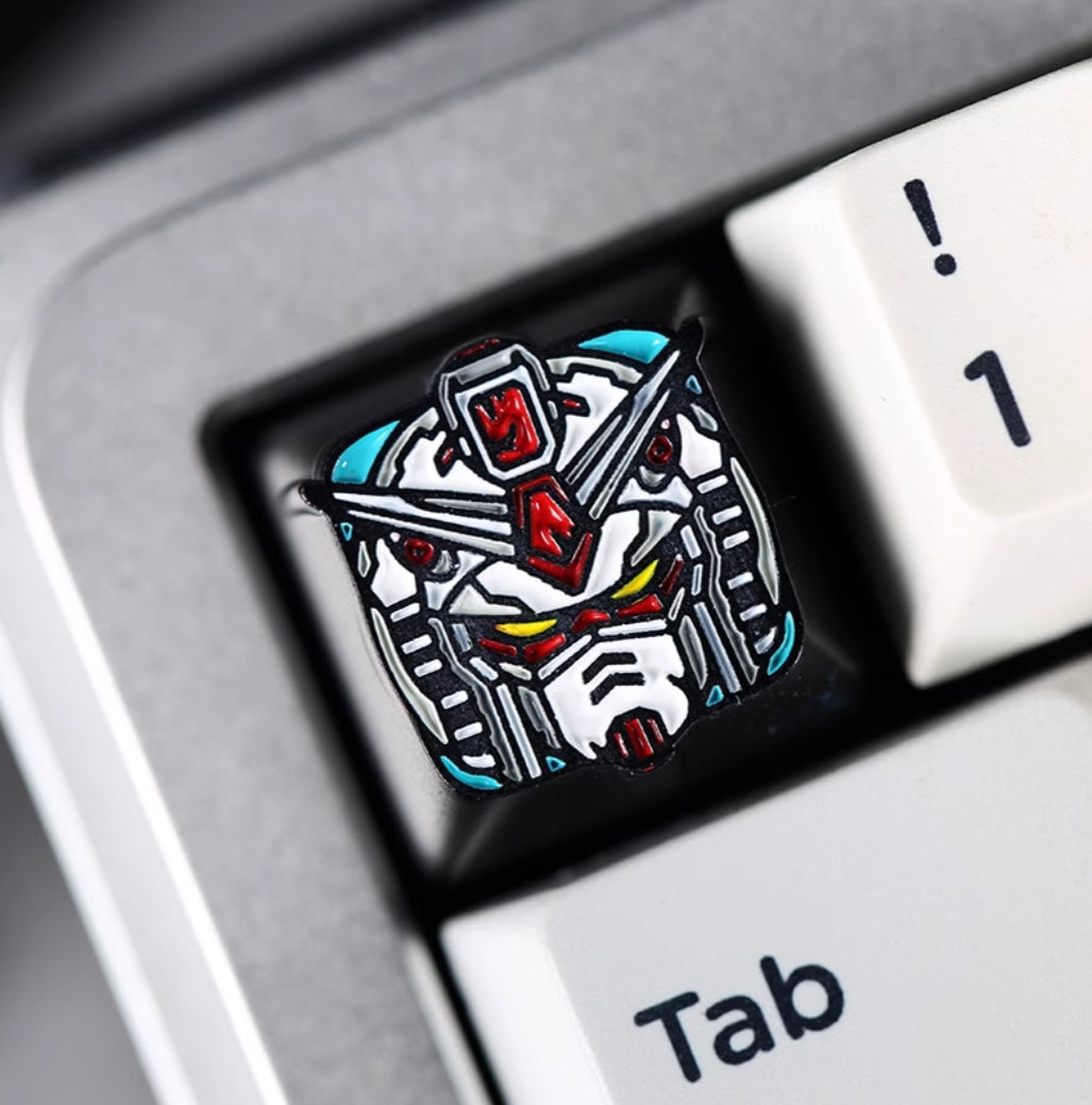 GUNDAM Personalized Keycap Mechanical Keyboard Cap Zinc Alloy Personalized Decorative Keycap
