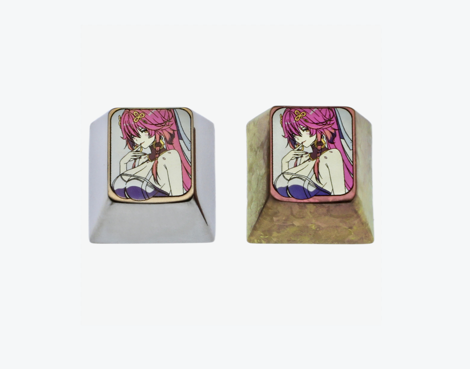 Wuthering Waves,Titanium alloy carved keycaps, personalized keycaps, anime game keycaps.