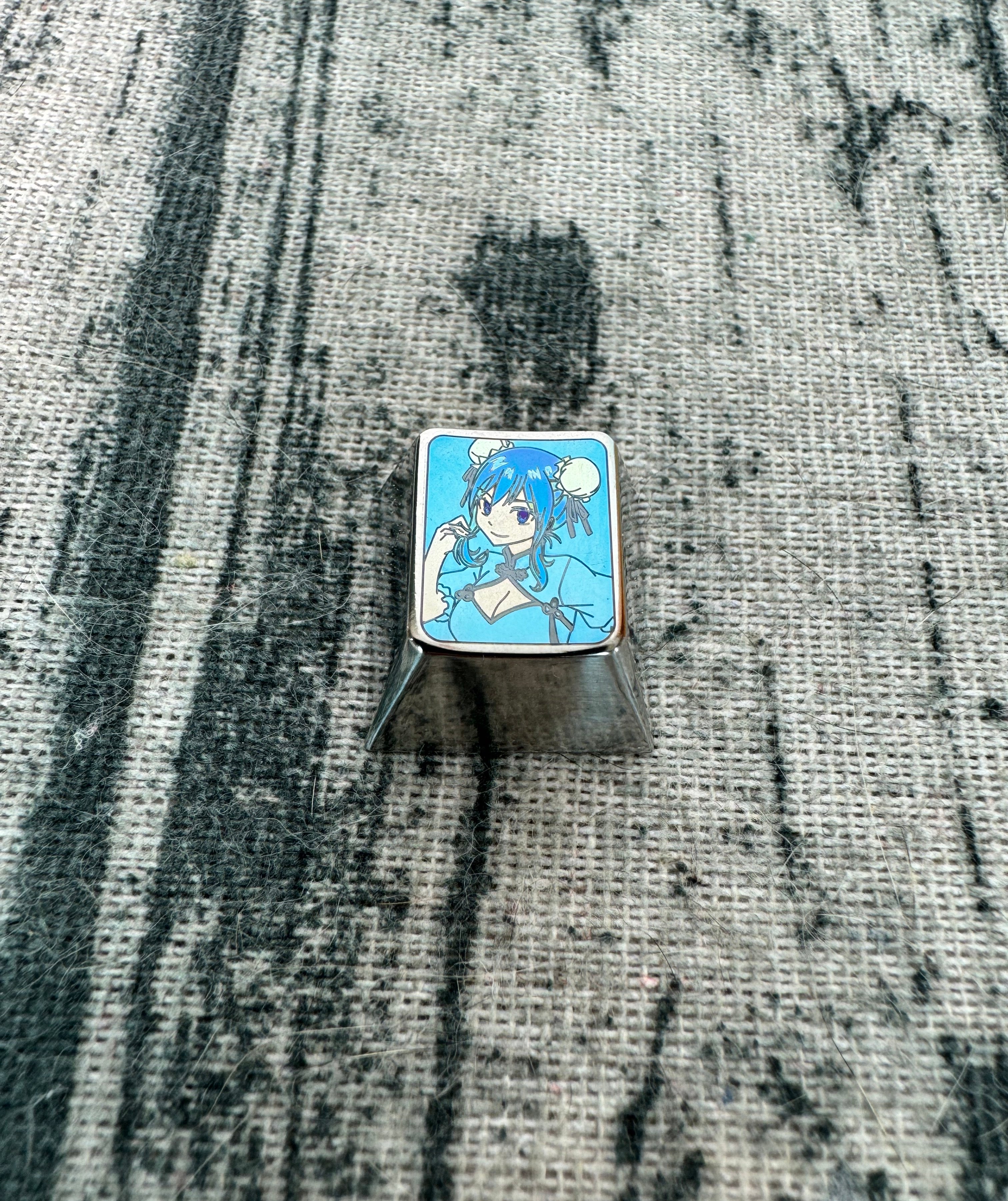 FAIRY TAIL, Colored titanium alloy carved keycaps, personalized keycaps for mechanical keyboards