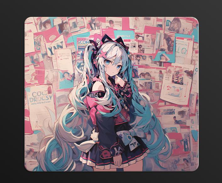 Resin mouse pad