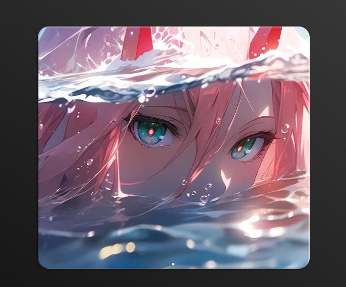 Resin mouse pad