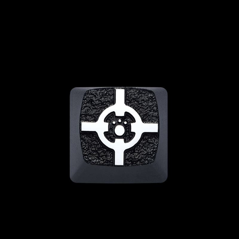 One Piece series keycaps, 1U aluminum alloy metal anode personalized keycaps, mechanical keyboard metal decorative keycaps