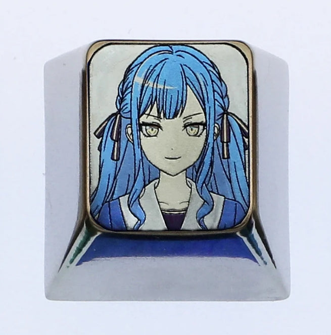 Ave Mujica 5 people, 1U titanium alloy carved keycaps, metal personalized keycaps, keyboard decorative art keycaps