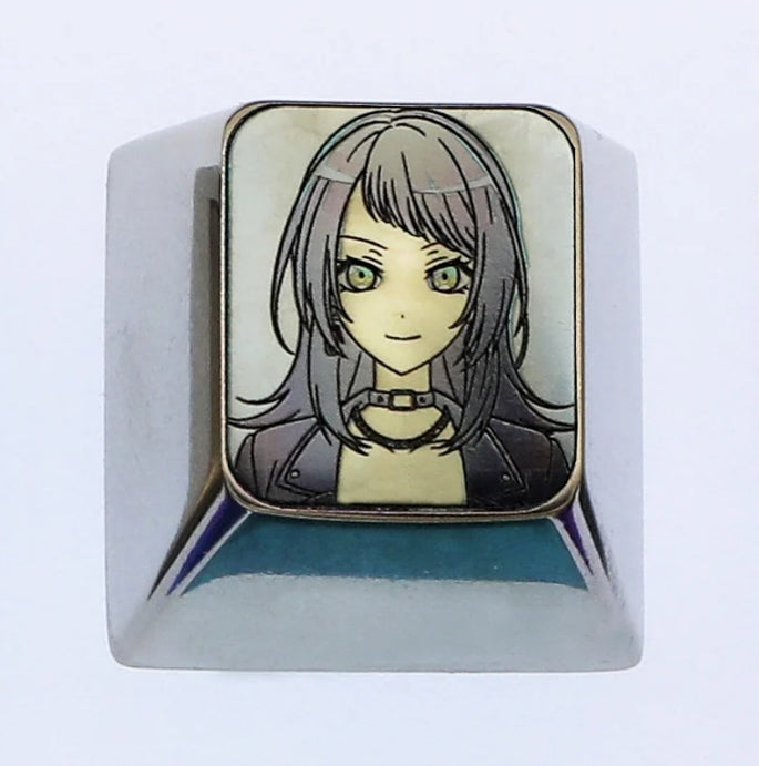 Ave Mujica 5 people, 1U titanium alloy carved keycaps, metal personalized keycaps, keyboard decorative art keycaps