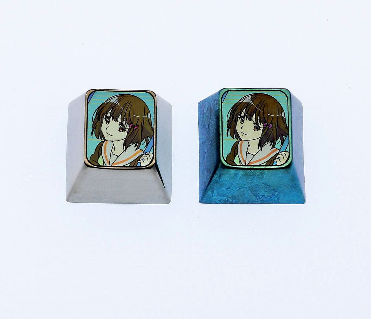 hibike! Euphonium, 1U titanium alloy metal personalized keycaps, keyboard decorative keycaps