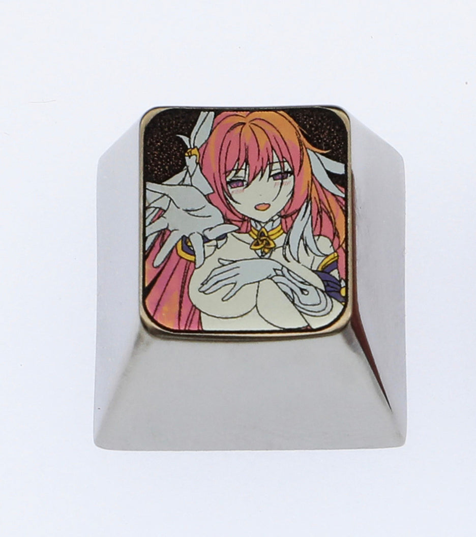 Honkai Impact 3,.Elysia, Colored titanium alloy carved keycaps, personalized decorative keycaps for mechanical keyboards