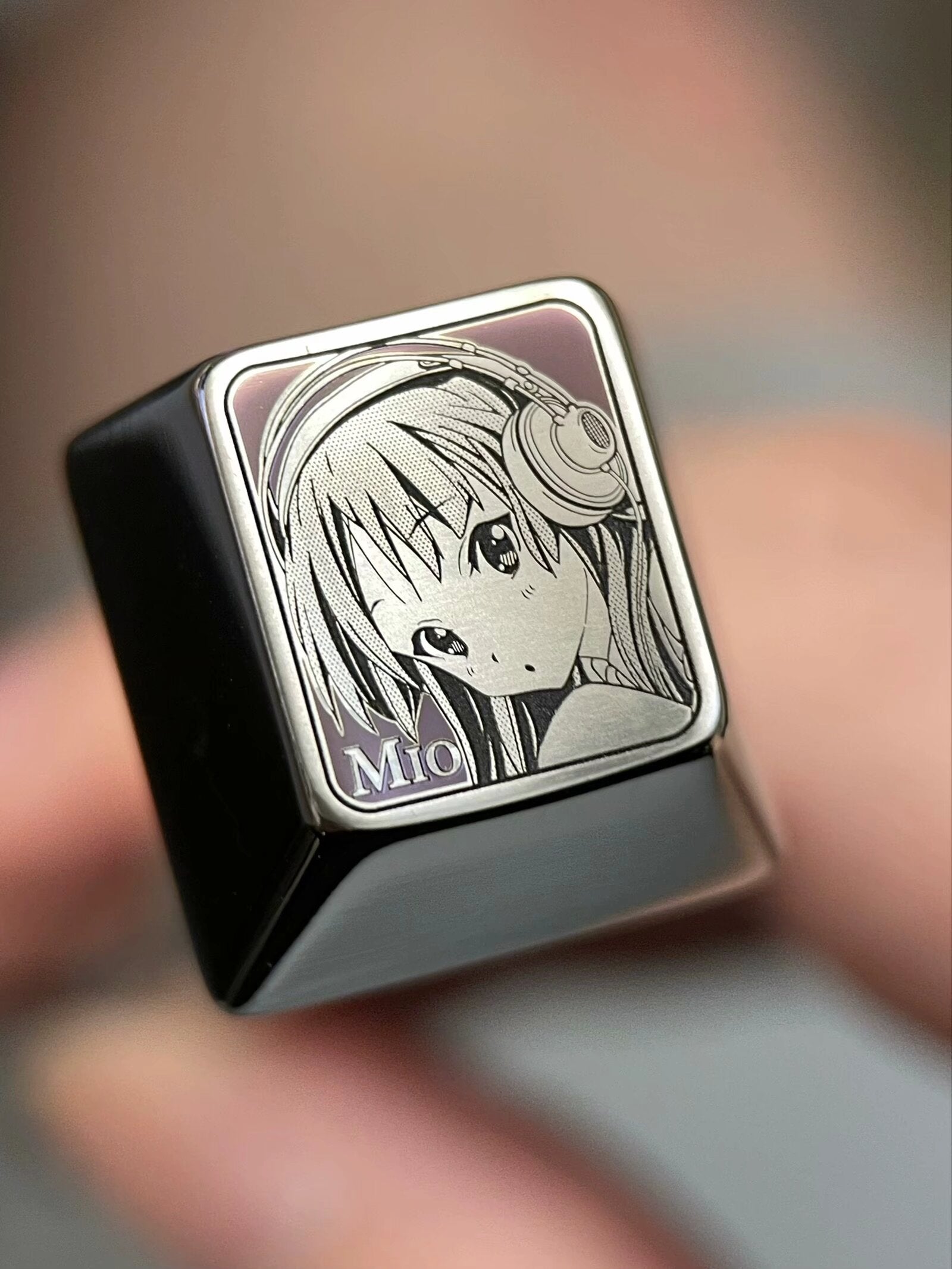K-ON Five Person Team, Pointillized Titanium Alloy Keycap Set, Personalized Keycaps