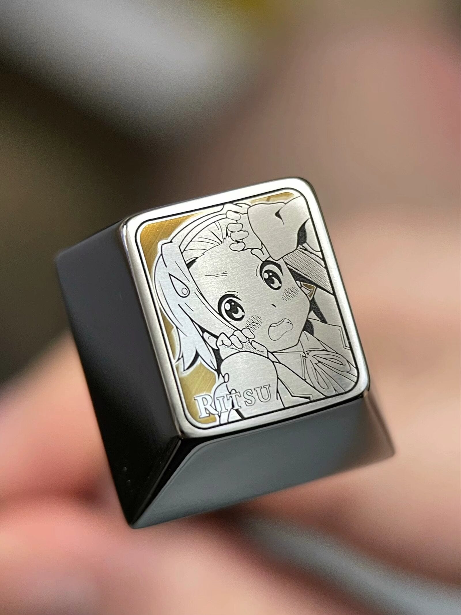 K-ON Five Person Team, Pointillized Titanium Alloy Keycap Set, Personalized Keycaps