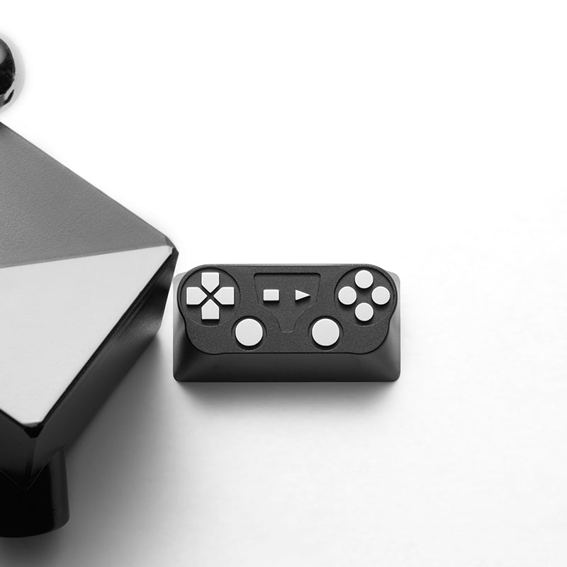 Game console controller, metal anode personalized keycaps, mechanical keyboard decorative metal keycaps