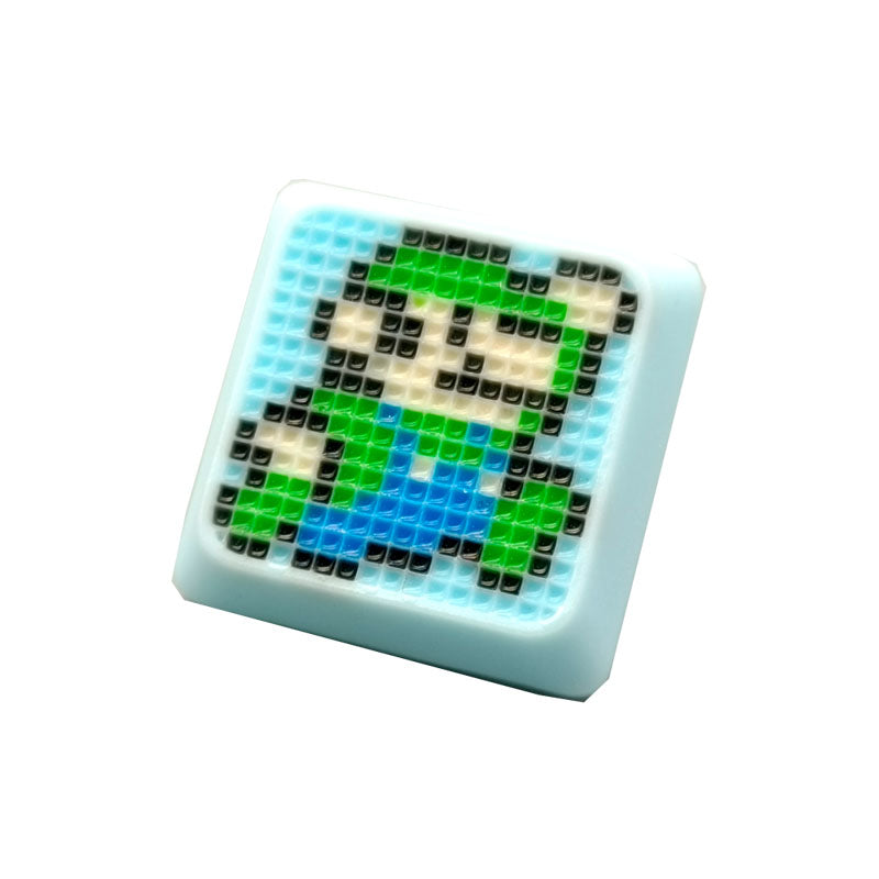 Super Mario, pixel style, adaptable to NuPhy Air switch with highly personalized keycaps. Decorative keycaps