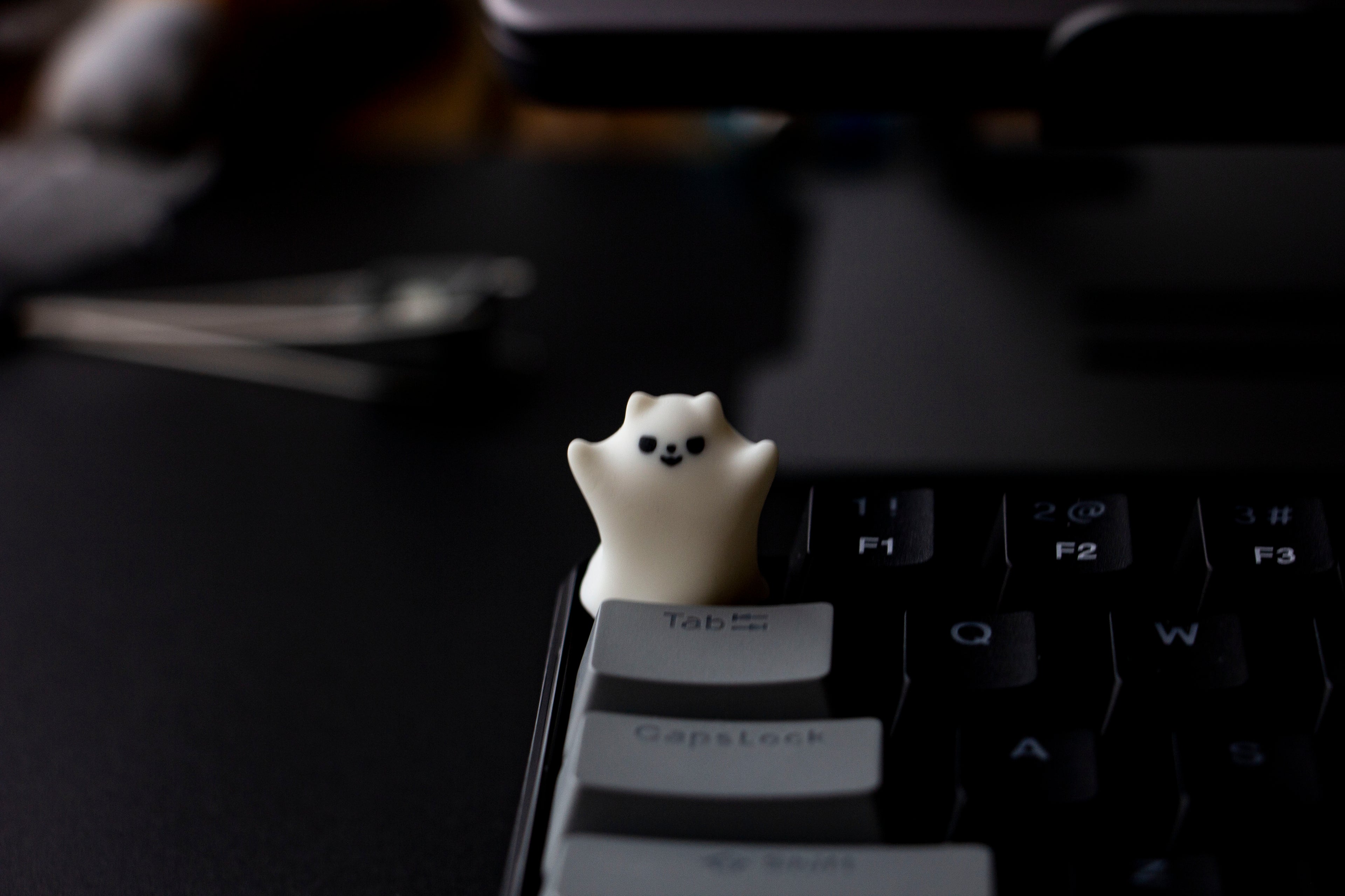 Ghost keycaps, single ESC personalized DIY keycaps, mechanical keyboard keycaps.