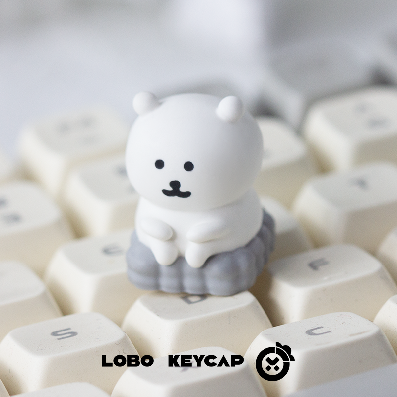 Chiikawa, Chiikawa! Theme self deprecating bear personality resin art keycap