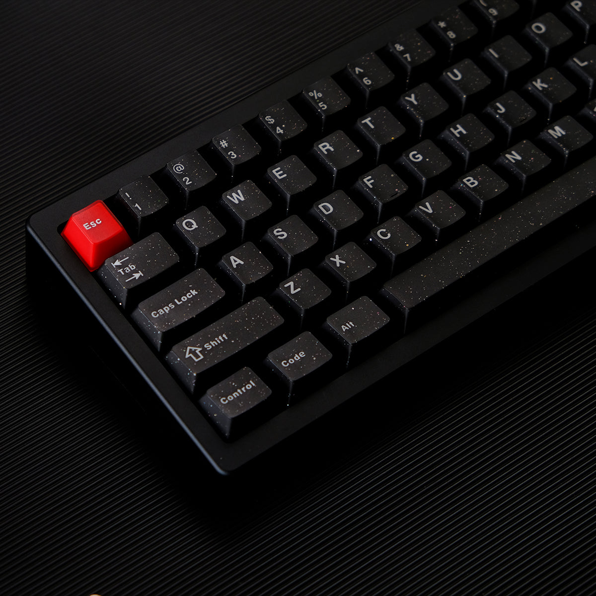 Neon neon glitter semi transparent magnetic axis mechanical keyboard keycap ABS two-color customized original factory