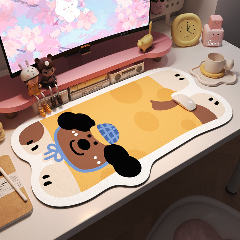 Irregular mouse pad, oversized laptop, office desktop keyboard pad, computer desk pad, customizable student desk pad