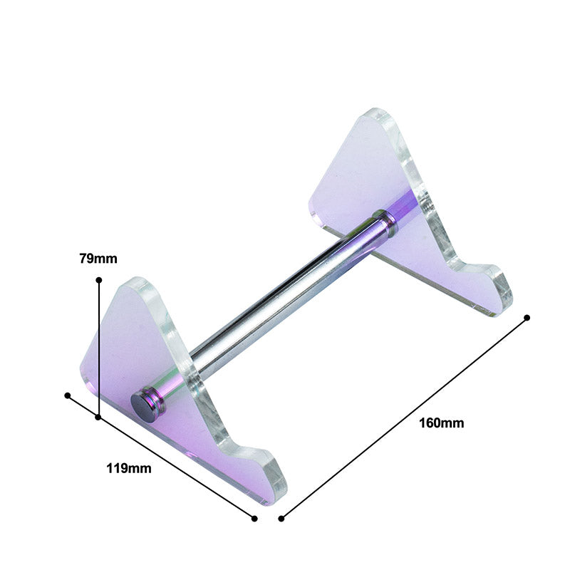 Keyboard display bracket acrylic transparent white/colorful single-layer mechanical keyboard collection shelf