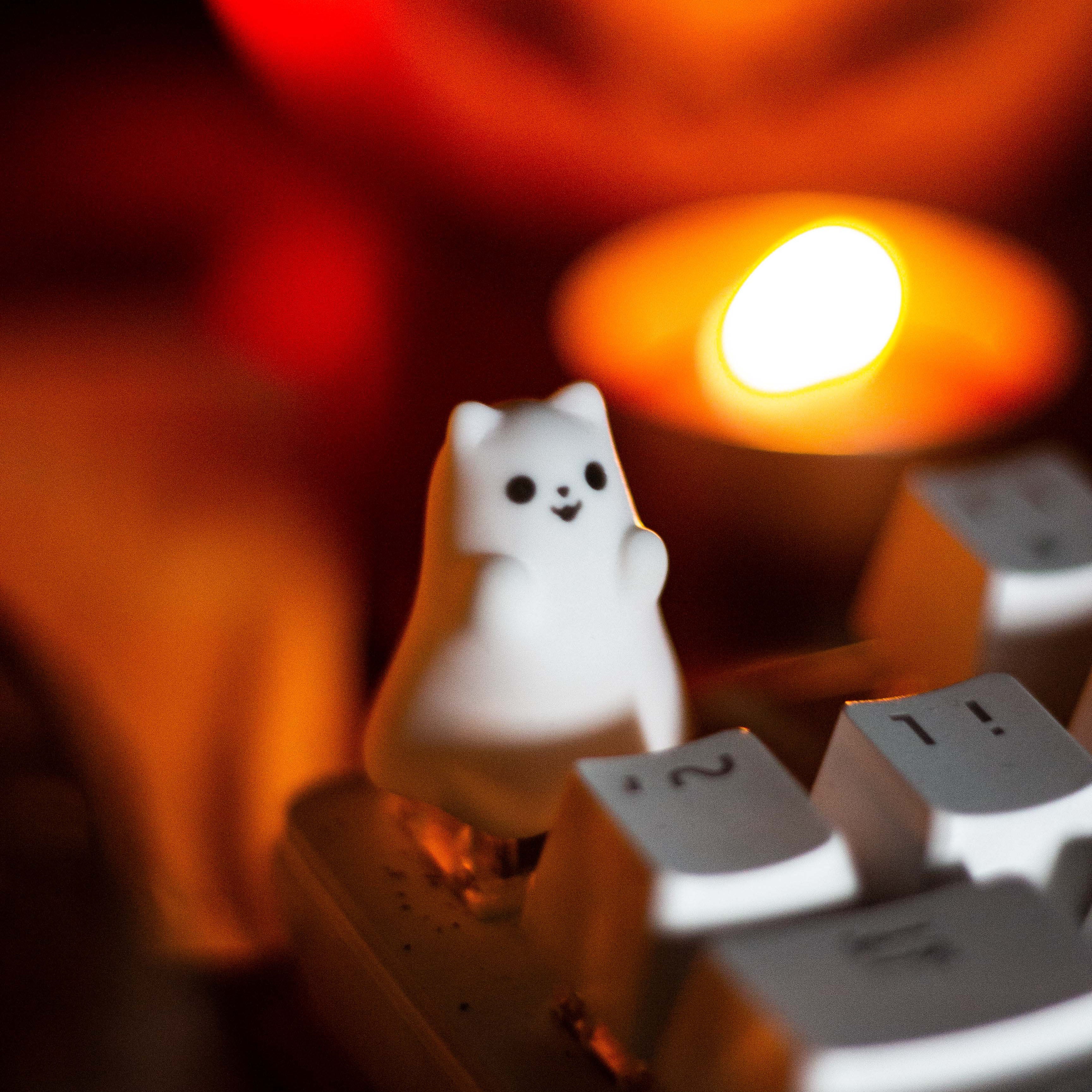 Ghost keycaps, single ESC personalized DIY keycaps, mechanical keyboard keycaps.