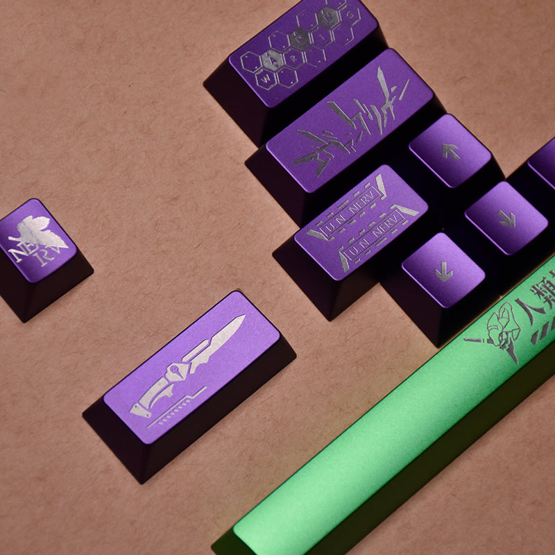 EVA repair plan personalized keycap combination factory high matte texture mechanical keyboard dual color metal keycaps