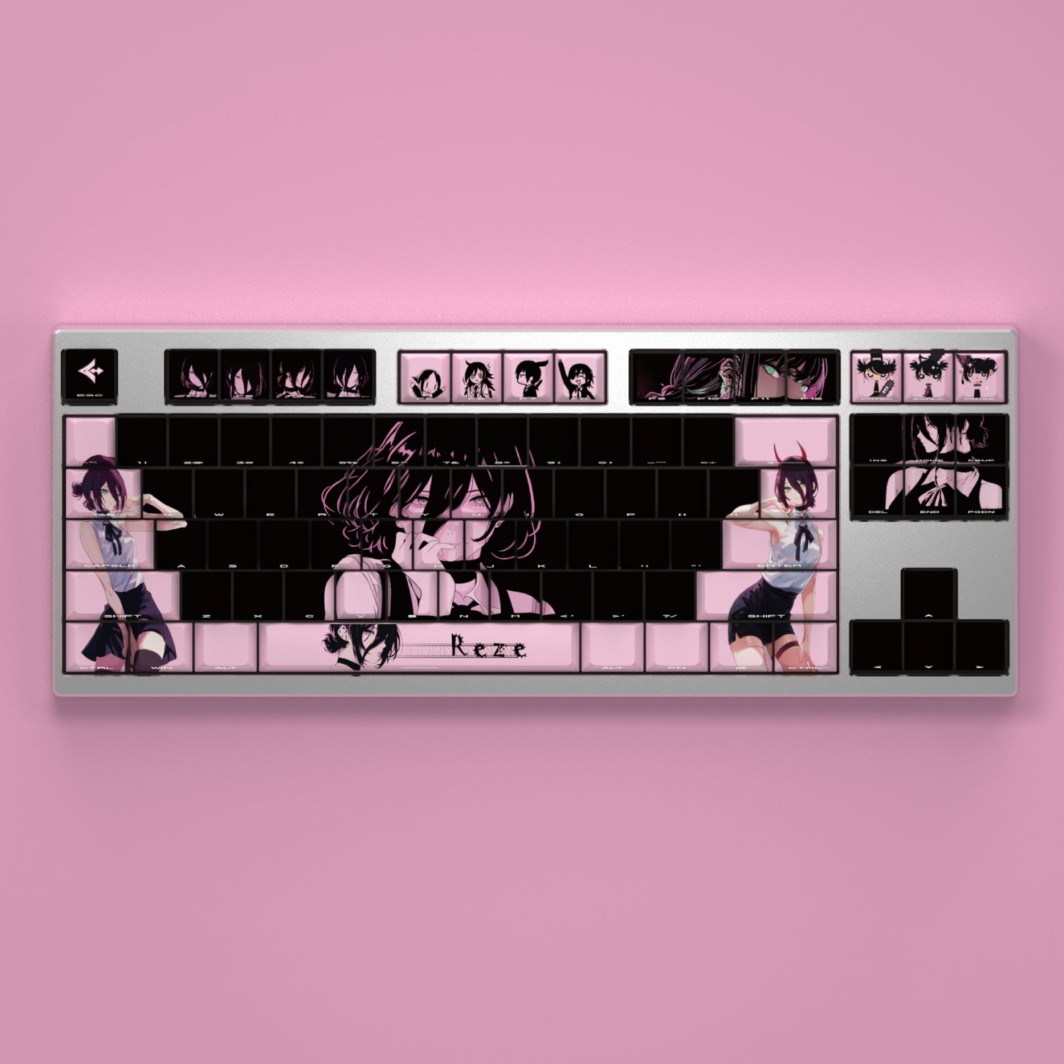 Chainsaw Man,Reze, Animation anime original height PBT suit keycap, decorative keycap