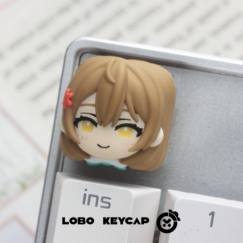 Alya Sometimes Hides Her Feelings in Russian, personalized resin art keycaps, mechanical keyboard keycaps