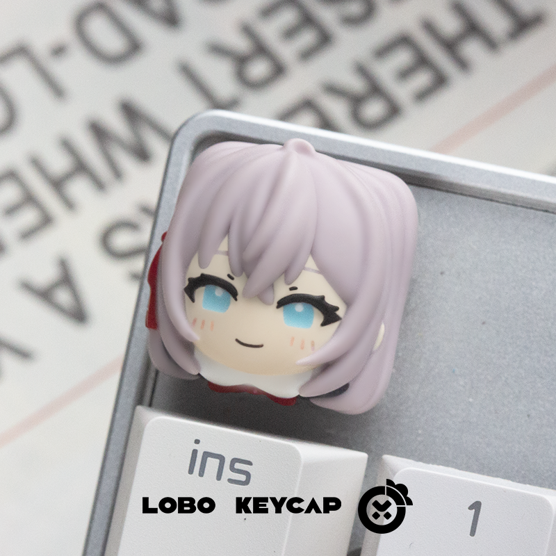 Alya Sometimes Hides Her Feelings in Russian, personalized resin art keycaps, mechanical keyboard keycaps