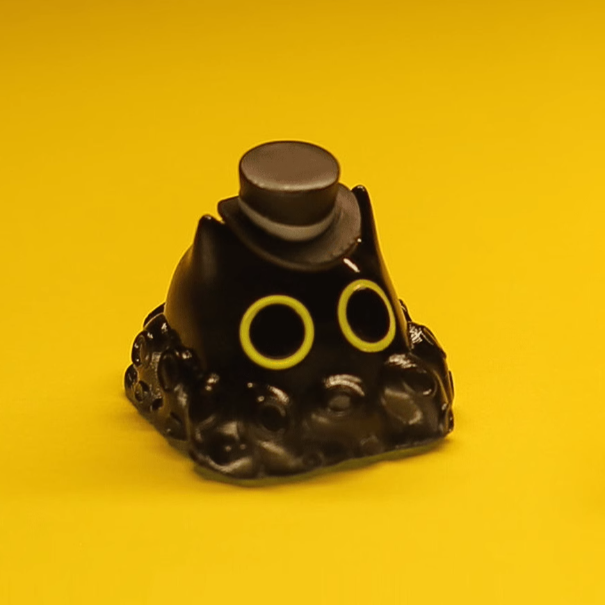 Lord of Mysteries, Cute Octopus Personalized Keycaps, Resin Keycaps, Mechanical Keyboard Decorative Keycaps