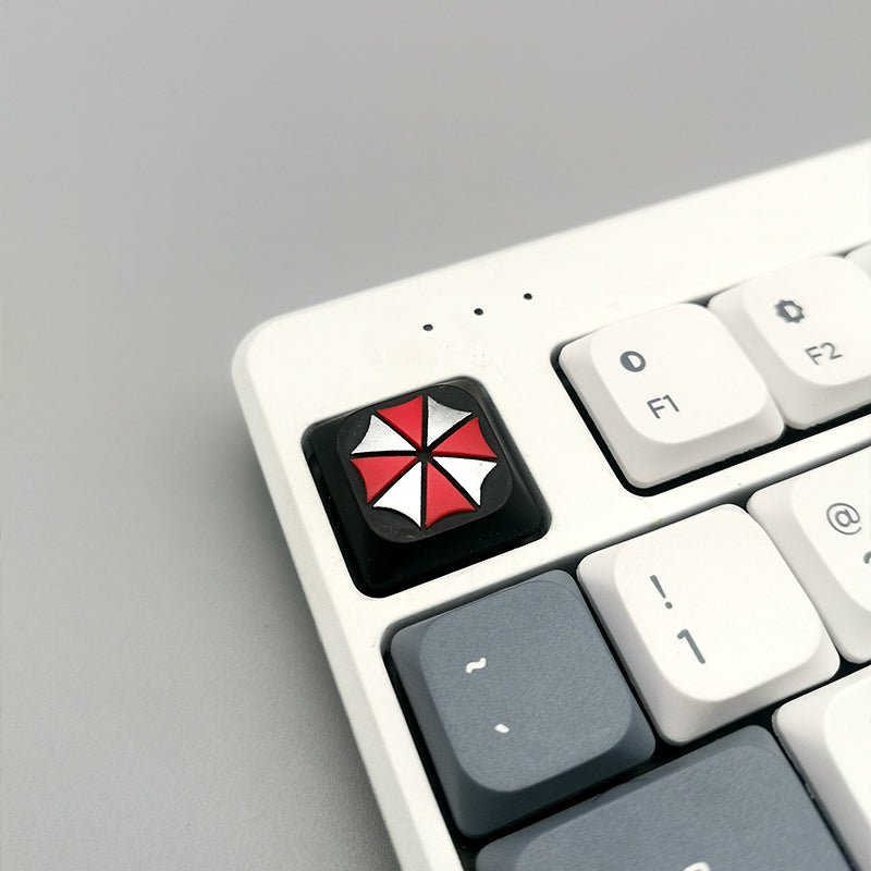 Resident Evil Umbrella Company, adapting to the highly personalized keycaps of NuPhy Air switches. Decorative keycaps