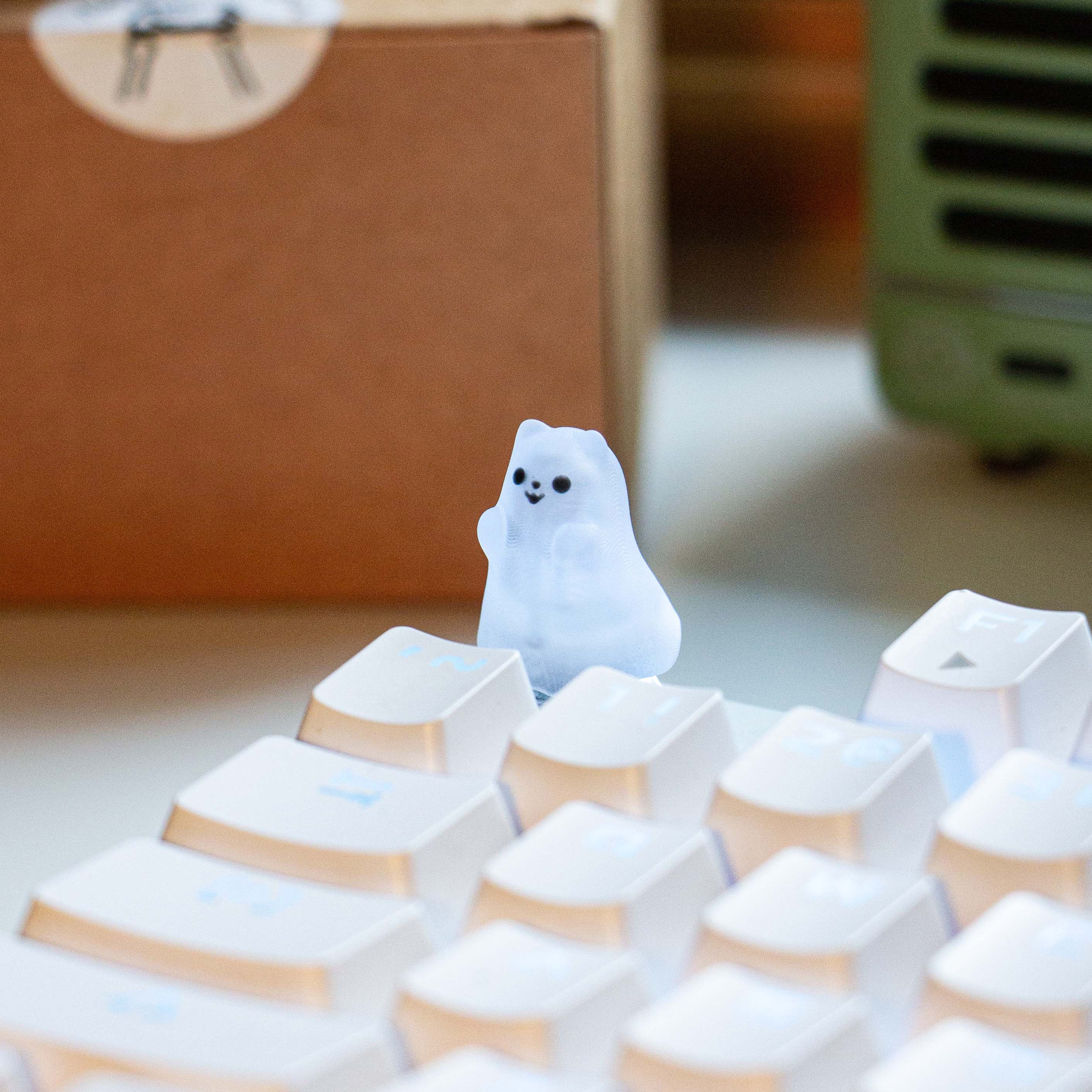 Ghost keycaps, single ESC personalized DIY keycaps, mechanical keyboard keycaps.
