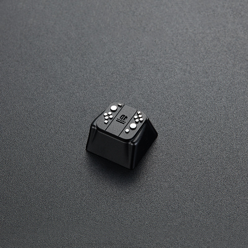 Game console controller, metal anode personalized keycaps, mechanical keyboard decorative metal keycaps