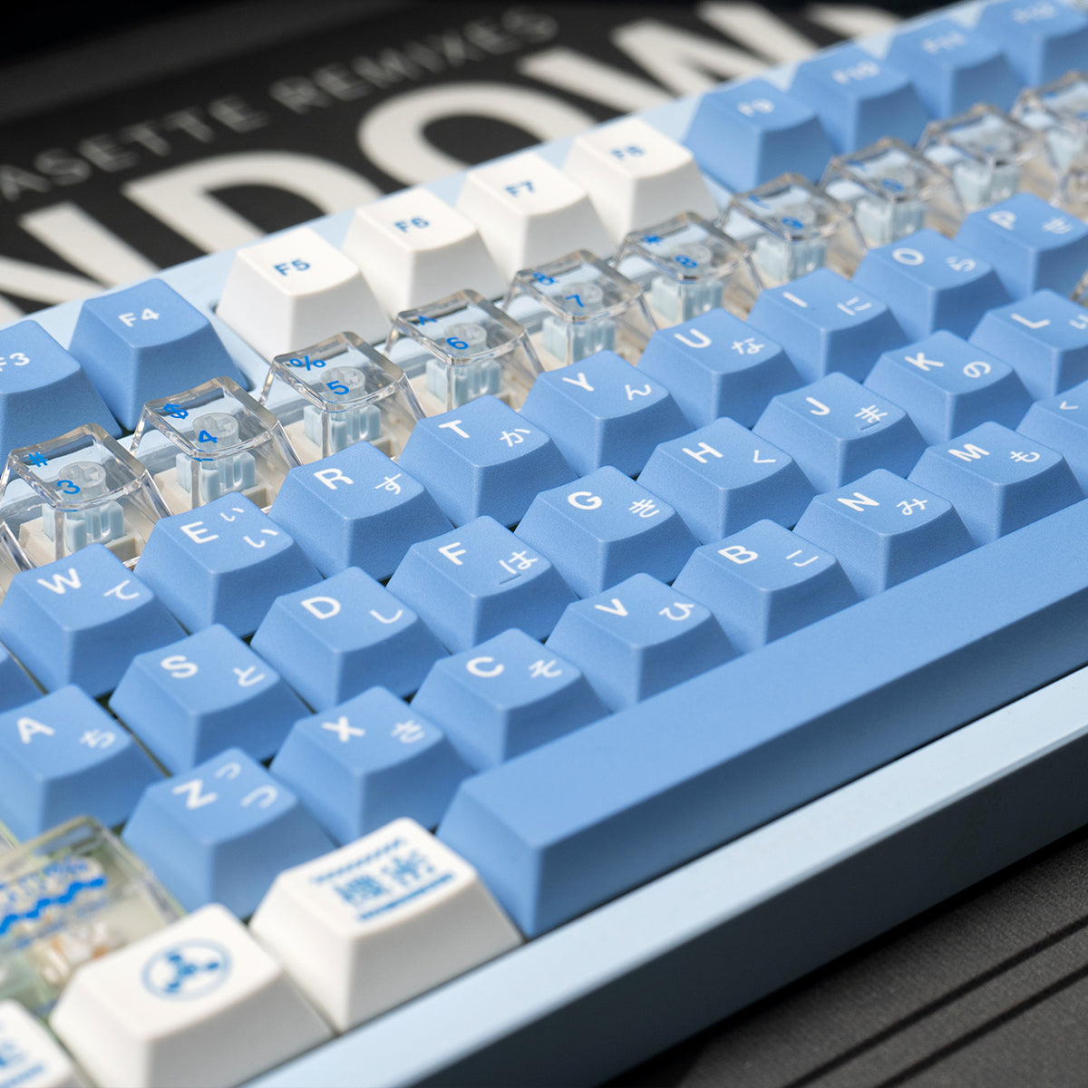 EVA mecha themed mechanical keyboard keycaps complete set PBT sublimation/PC transparent transfer printing factory height