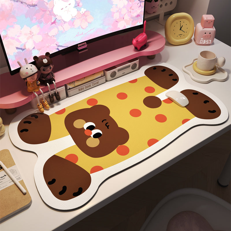 Irregular mouse pad, oversized laptop, office desktop keyboard pad, computer desk pad, customizable student desk pad