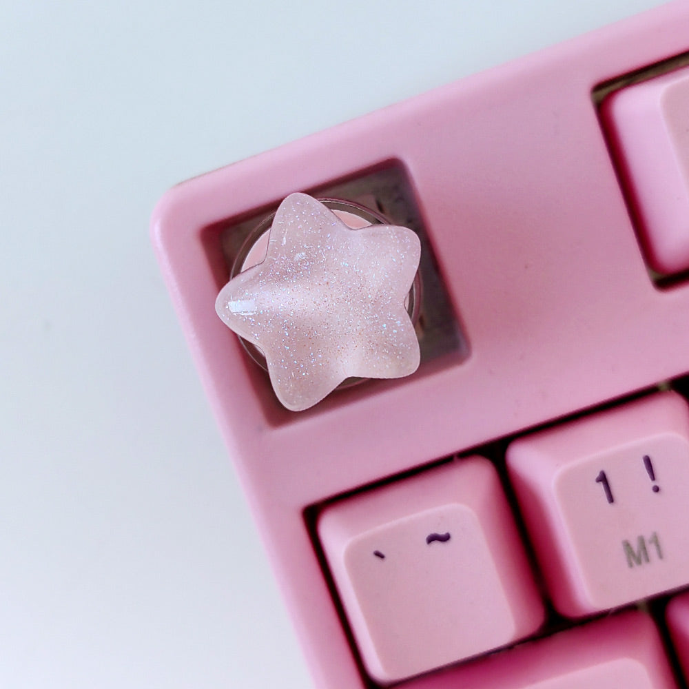 Four round stars, yellow translucent stars, three-dimensional positioning directional keys, mechanical keyboard dedicated keys
