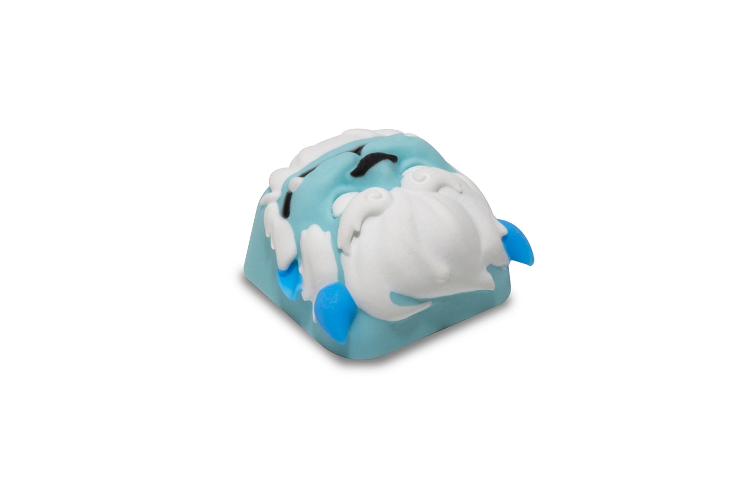 Snow monster resin personalized keycaps, customized mechanical keyboards, handmade DIY single resin drip keys
