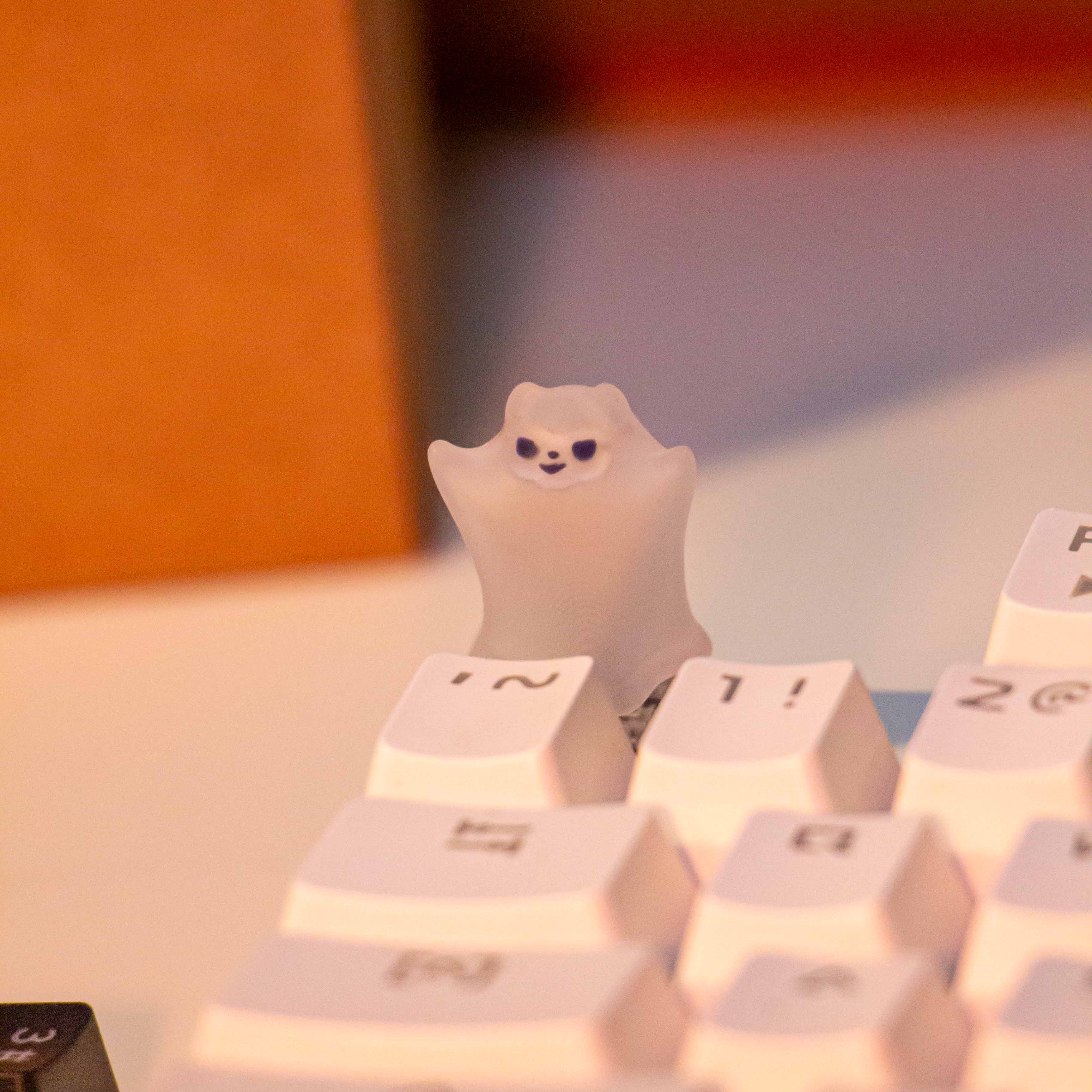 Ghost keycaps, single ESC personalized DIY keycaps, mechanical keyboard keycaps.