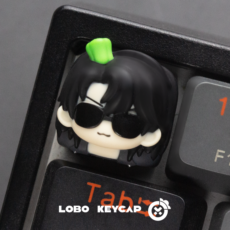 Innocent children, personalized resin art keycaps, multi-color resin molded keycaps