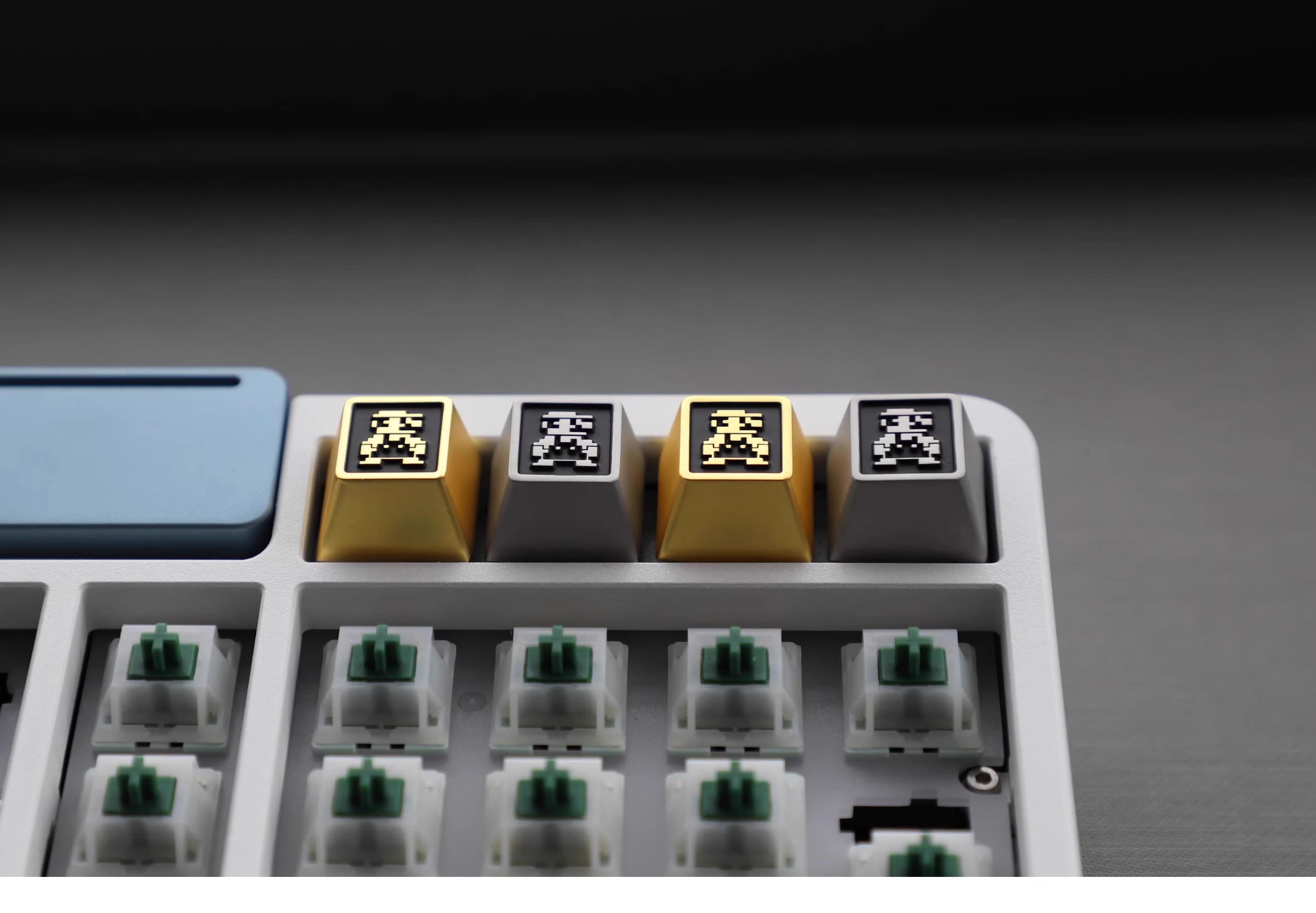 Mario Metal Personalized Keycaps Super Mario Keycaps Zinc Alloy Mechanical Keycaps Original R4 Height