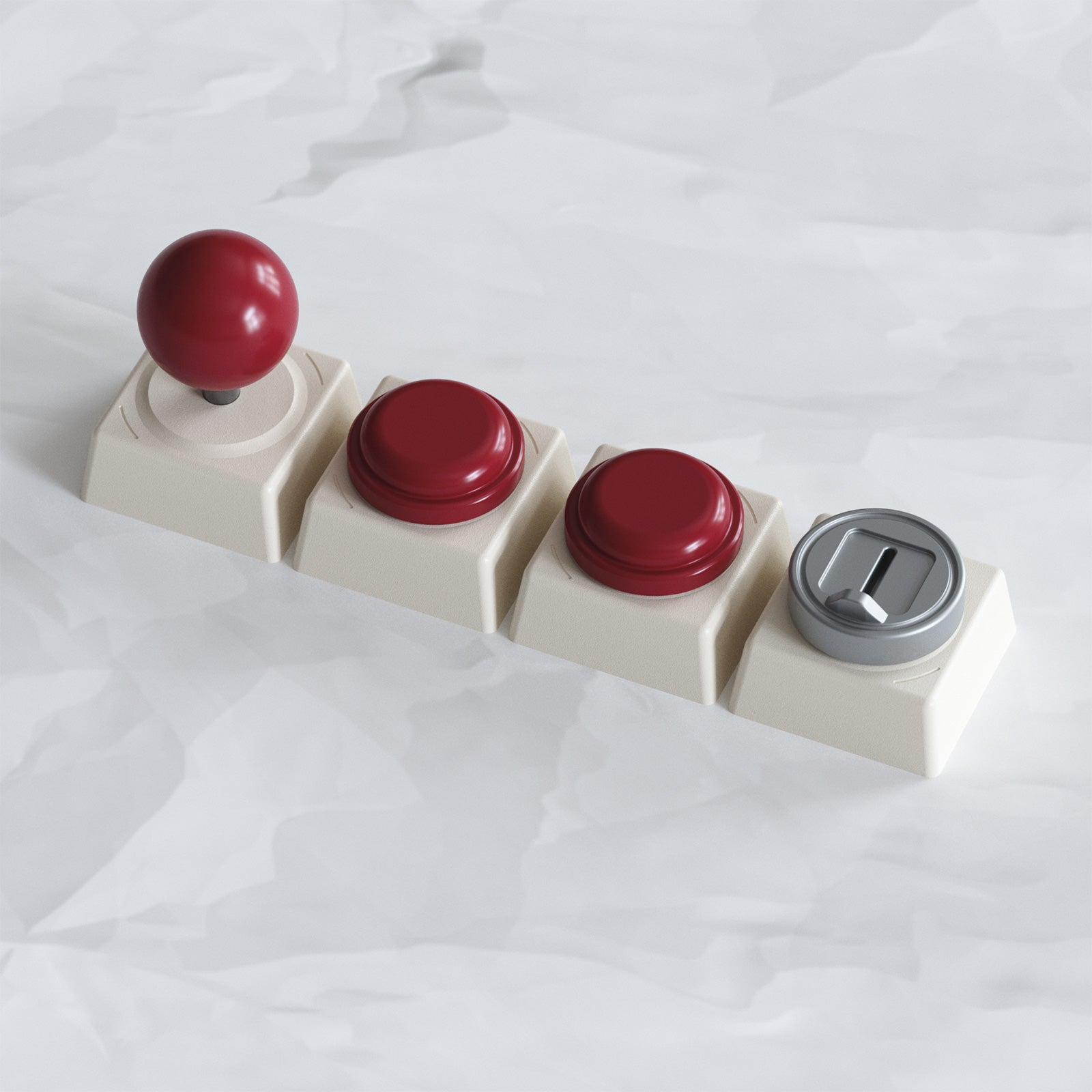 Aluminum alloy customized keycaps, arcade joystick series combination. Personalized keycaps
