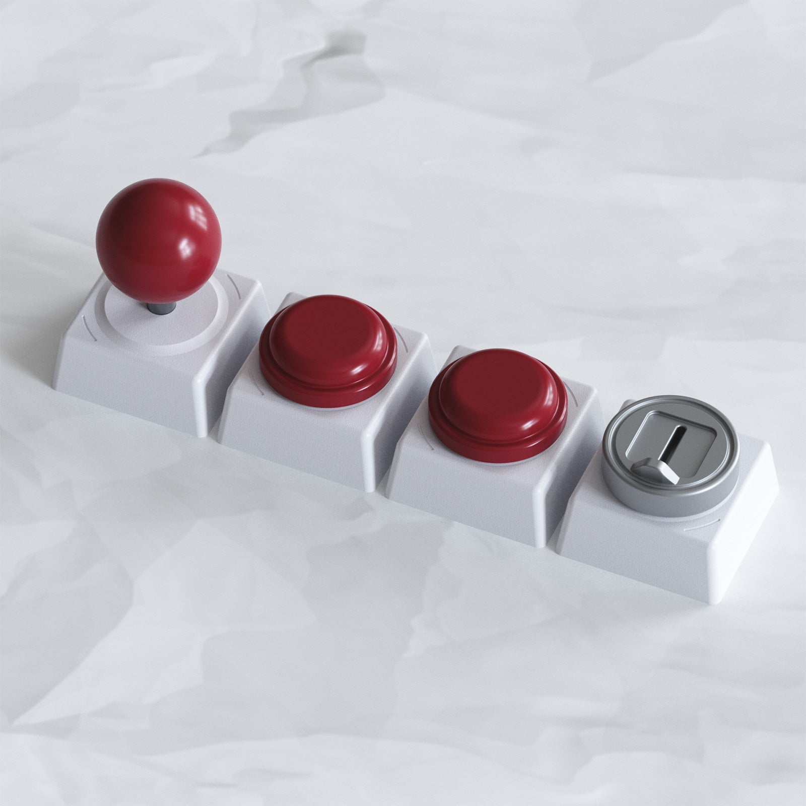 Aluminum alloy customized keycaps, arcade joystick series combination. Personalized keycaps