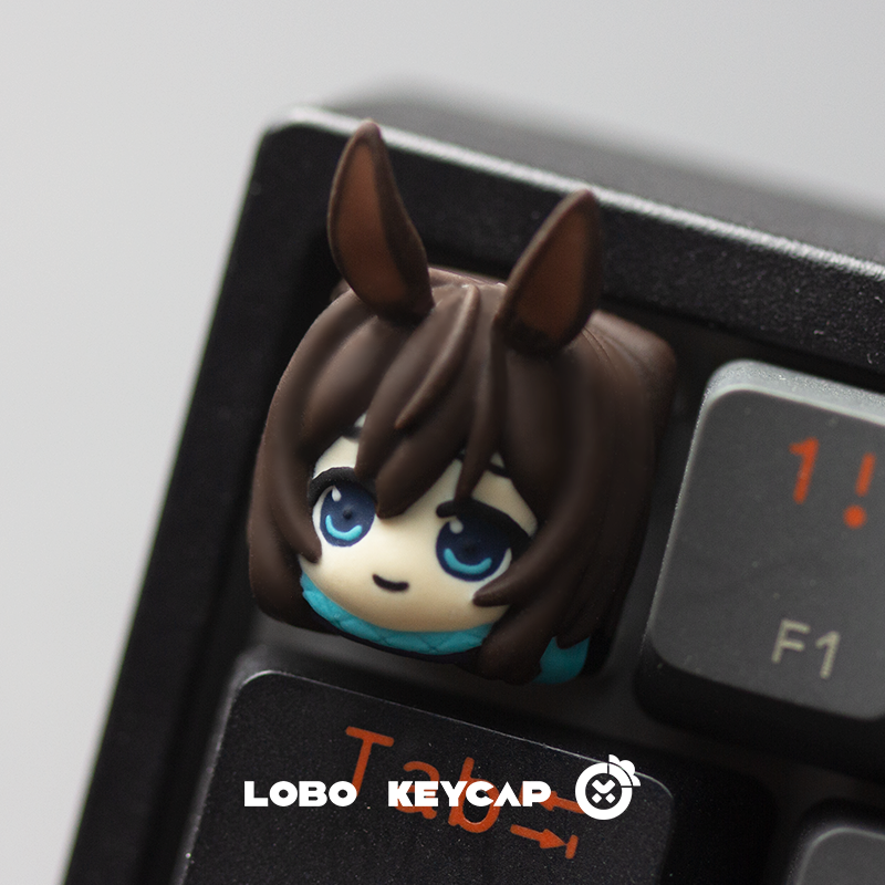 Arknights、 Multi colored resin molded personalized keycaps, artisankeycaps