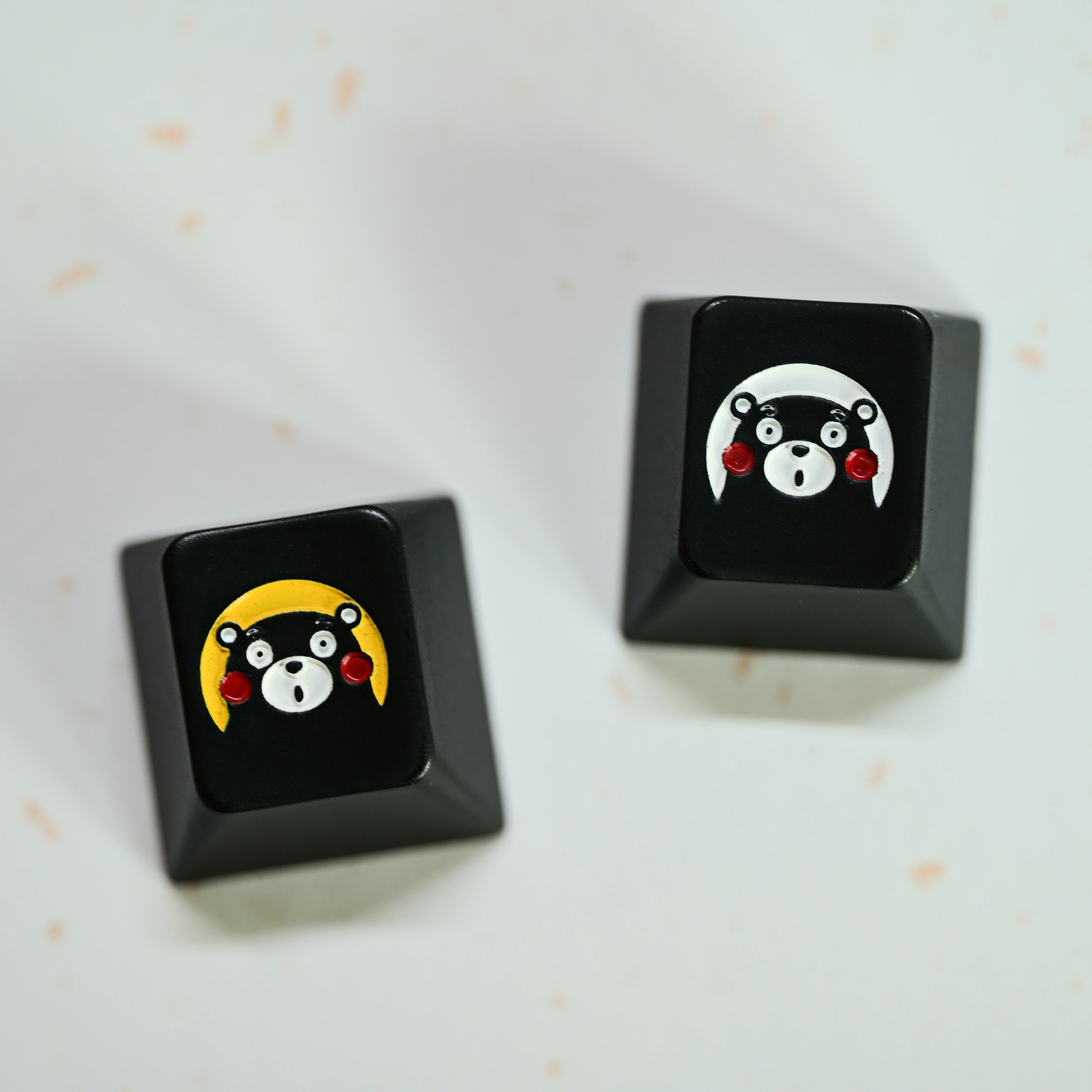 Kumamon zinc alloy keycaps, mechanical keyboard decorative keycaps, personalized keycaps
