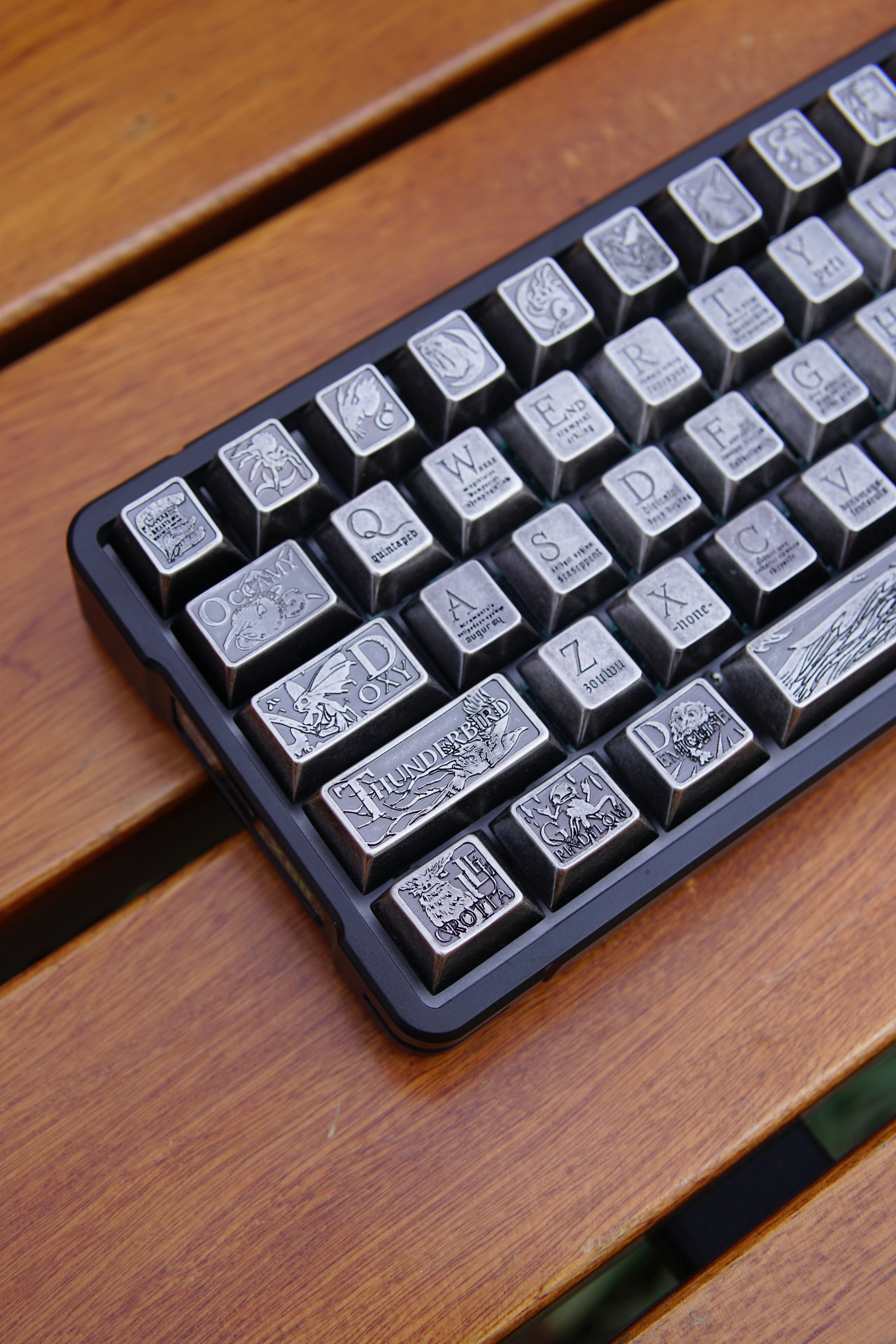 Animali Fantastici e Dove Trovarli Theme, Metal Set Keycaps, Peripheral Personalized Keycap Set