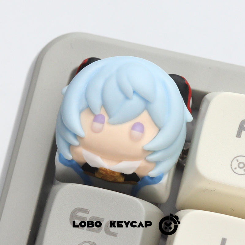 Genshin Impact, Personalized design resin art keycaps, mechanical keycaps decorative keycaps