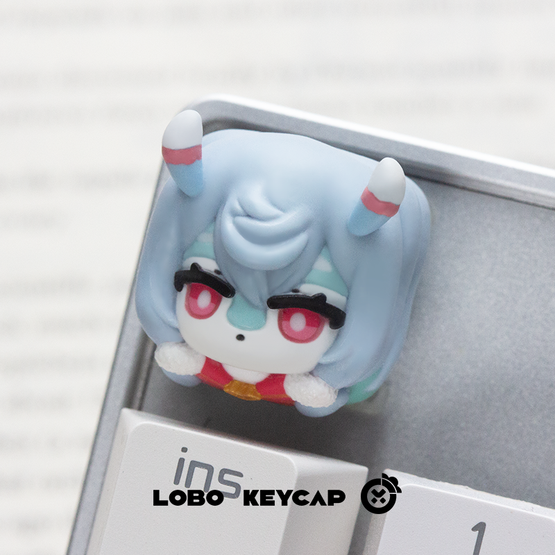 Genshin Impact, Personalized design resin art keycaps, mechanical keycaps decorative keycaps