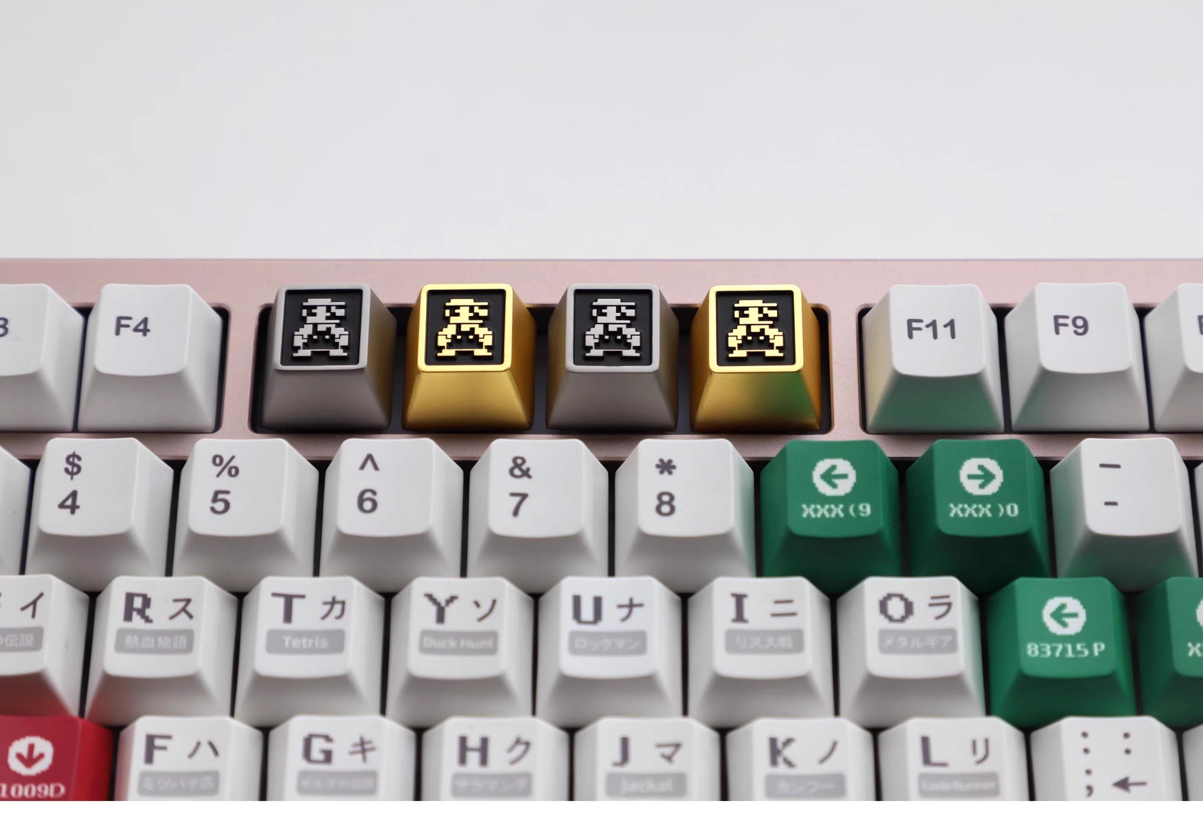 Mario Metal Personalized Keycaps Super Mario Keycaps Zinc Alloy Mechanical Keycaps Original R4 Height