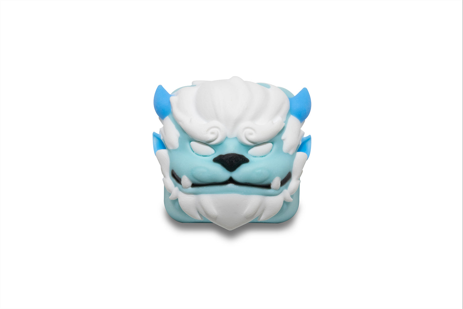 Snow monster resin personalized keycaps, customized mechanical keyboards, handmade DIY single resin drip keys